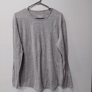 Men's XXL made in Canada 100% merino wool long sleeves tee